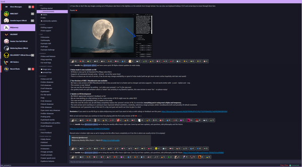 Rich content rendering with embedded media, formatted text, and emoji reactions